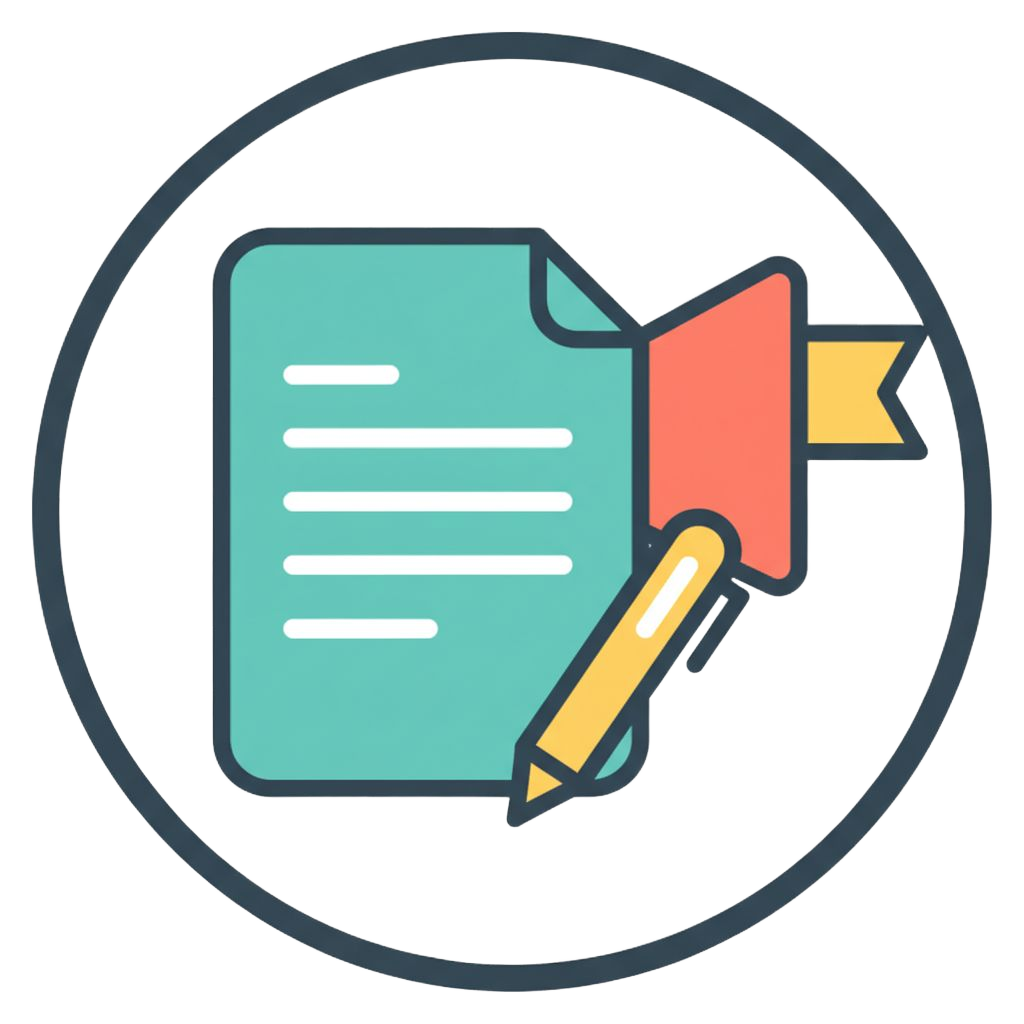 Ícone de copywriter